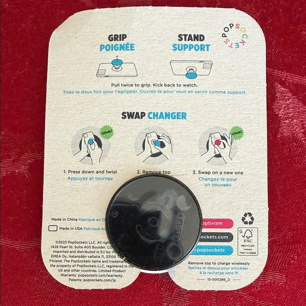 PopSockets PopGrip with Hogwarts Castle Design NWT